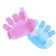 Grooming Pet Shampoo Brush Calmante Masaje Rubber Bristles Curry Comb para Perros y Gatos Lavado